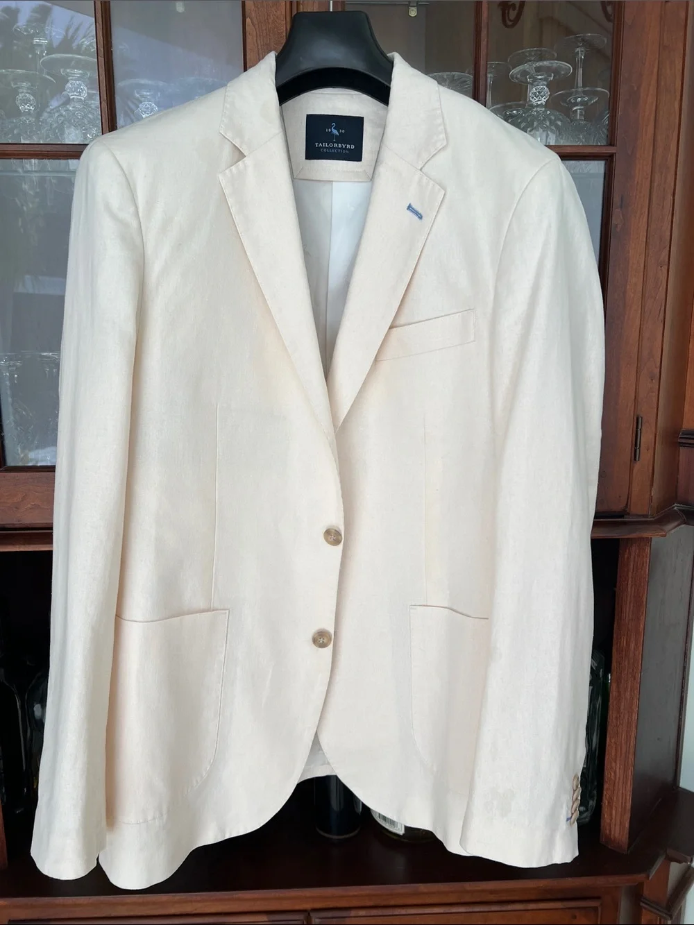 Linen & Cotton Light Cream Blazer